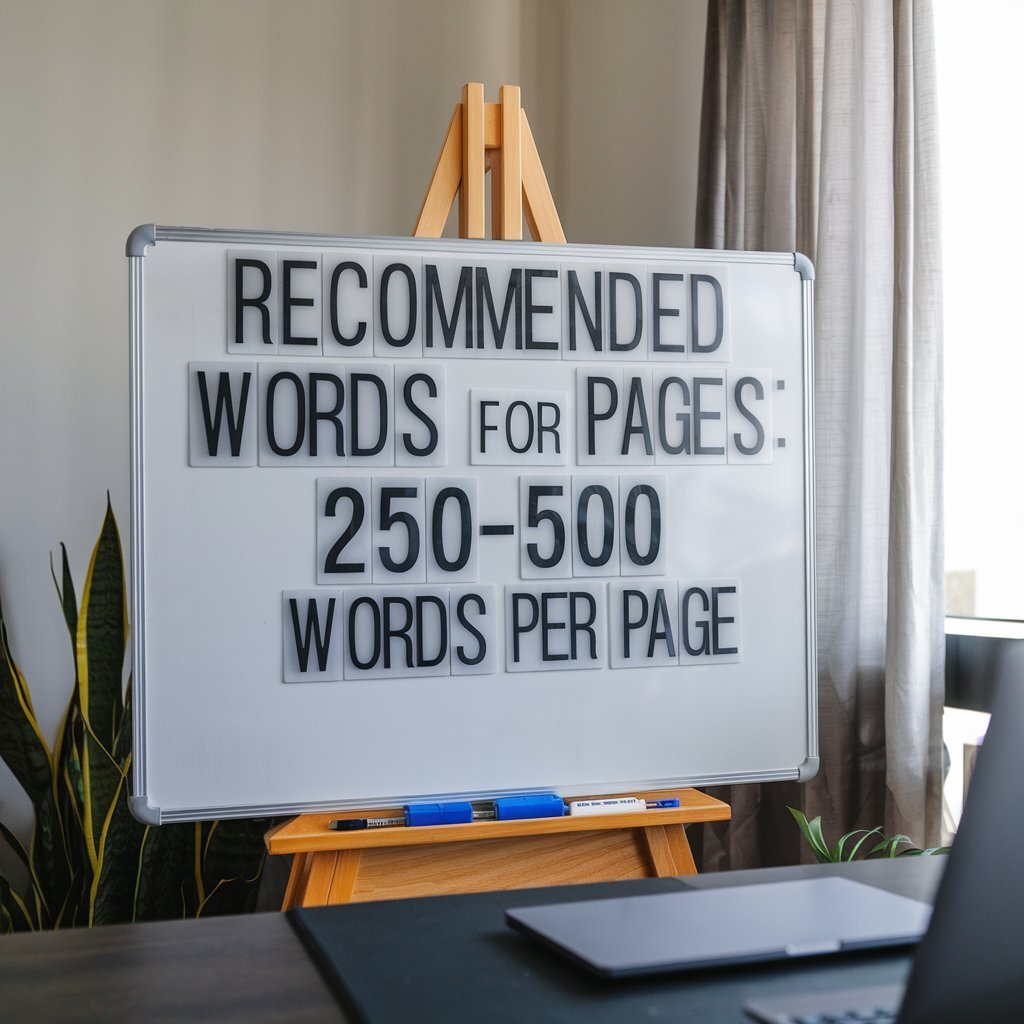 Recommended Words Per Pages For SEO